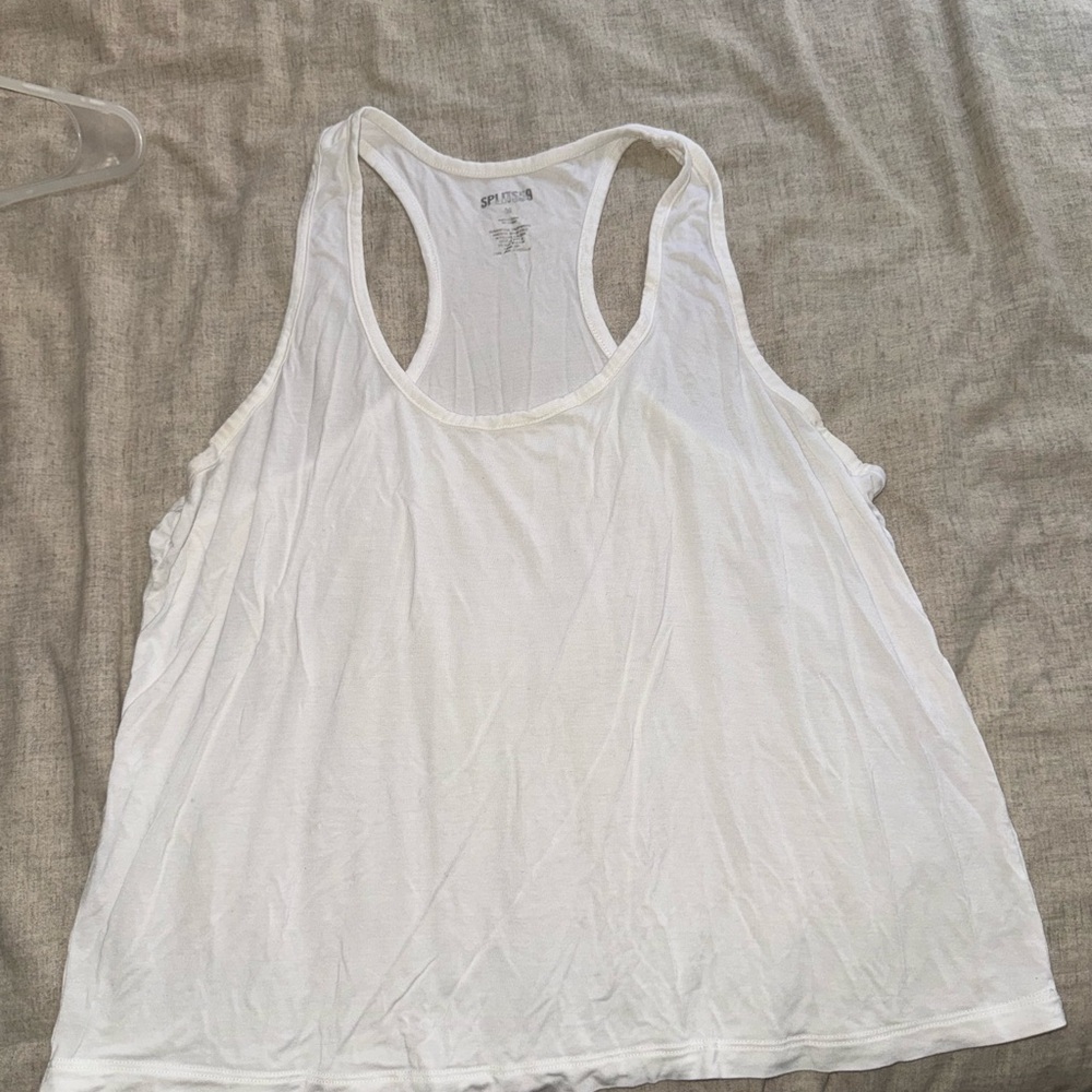 Splits59 White Tank Top